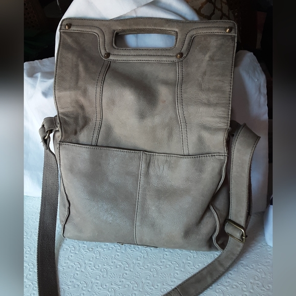Lucky Brand Suede Foldover Bag - Picture 3 of 16